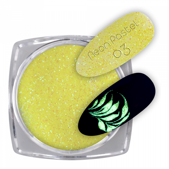 Glow Glitter Neon Pastel 03