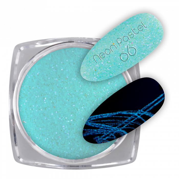 Glow Glitter Neon Pastel 06