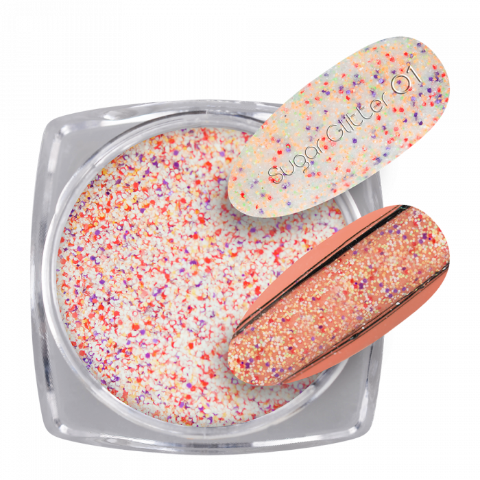 Csillámpor Sugar Glitter 01