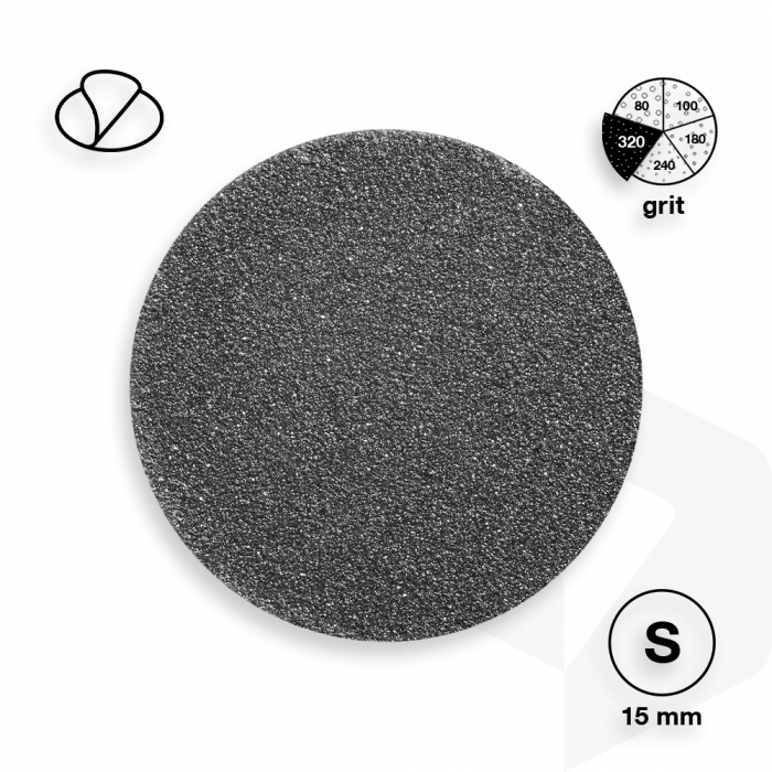 Staleks - Pododisc Csiszolópapír Pro S - 320 grit - 50db - PDF-15-320