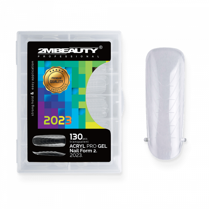 Acryl Pro Gel Nail Form 2 2023 - 120+10 darabos (130db - dobozzal)