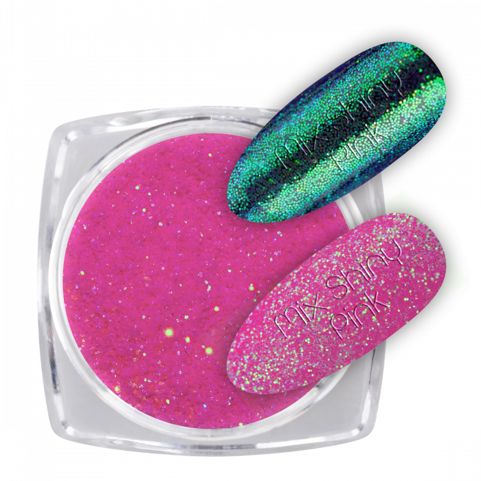 Glitter Mix Shiny Pink csillámpor