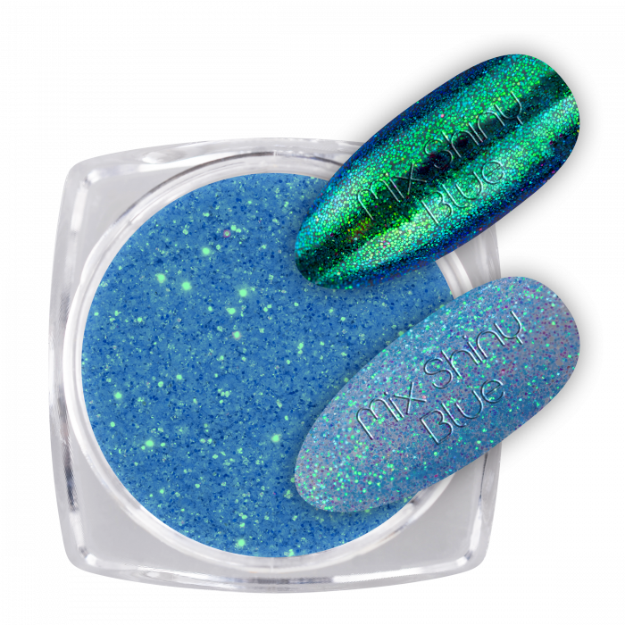 Glitter Mix Shiny Blue csillámpor