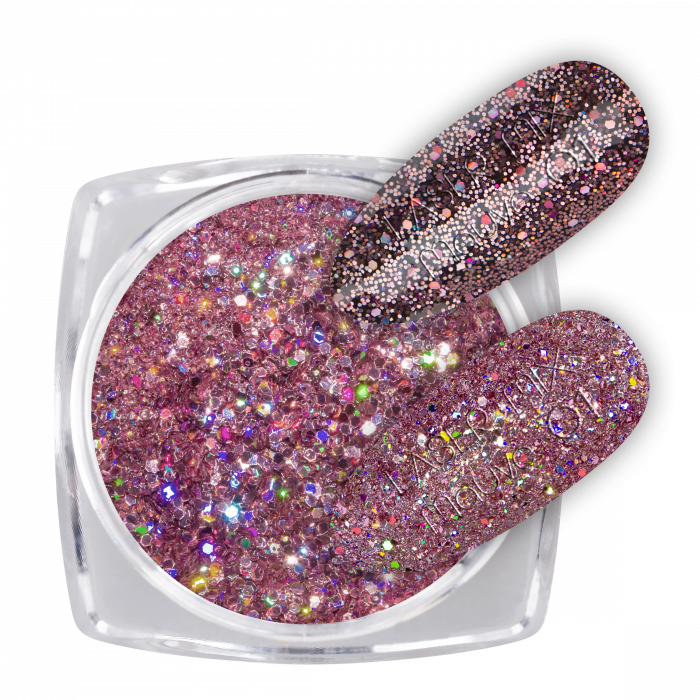 Glitter Laser Mix Mauve 01 csillámpor