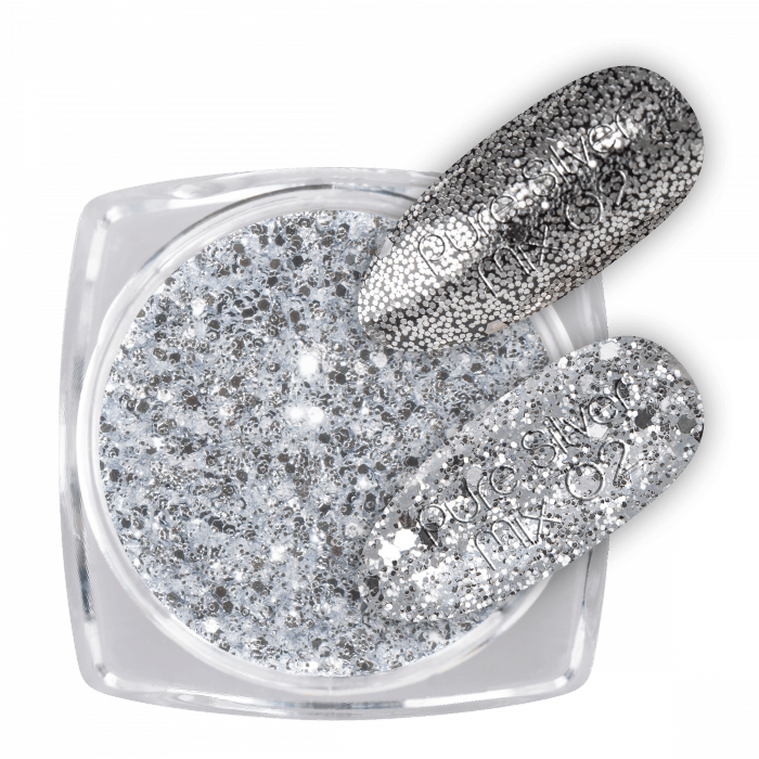 Pure Silver Mix 02 csillámpor
