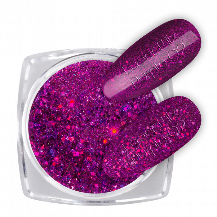 Glitter Laser Mix Purple 02 csillámpor
