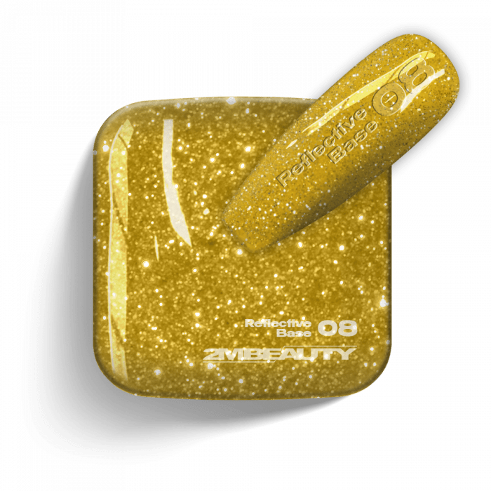 Gel Lack - Reflective Base 08 - HEMA Mentes (13 ml)