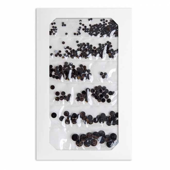 Félgyöngy Plasztik - Black
