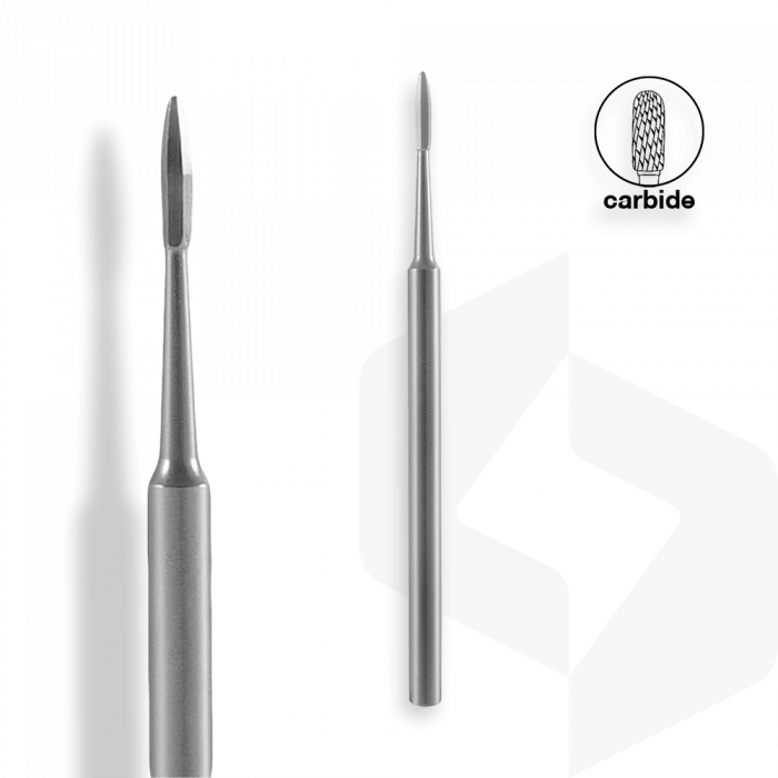 Staleks - Karbid Csiszolófej Hatszögletű Lándzsa 1,2 mm | 2,5 mm | FT11-012-2.5