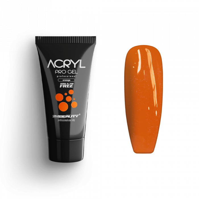 Acryl Pro Gel Orange - HEMA Mentes Akrilzselé (15g)