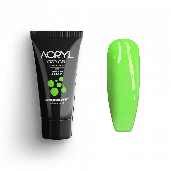 Acryl Pro Gel Lime - HEMA Mentes Akrilzselé (15g)