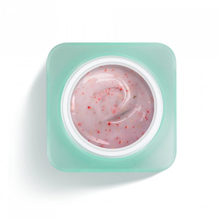 No Filing - Milky Rose With Flakes - HEMA Mentes Reszelésmentes Építőzselé (15g)