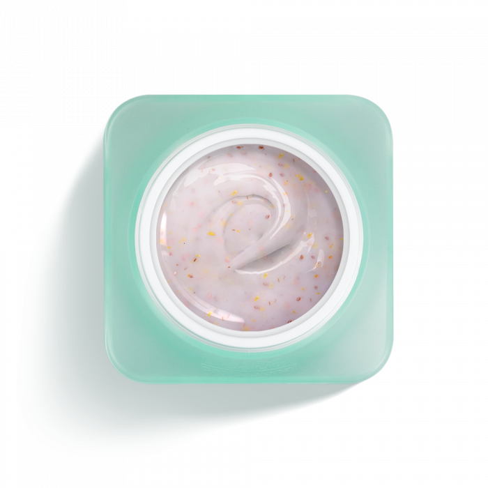 No Filing - Milky White With Flakes - HEMA Mentes Reszelésmentes Építőzselé (15g)
