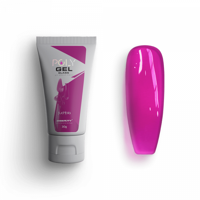 Polygel Glass - Fuchsia - HEMA Mentes Építőzselé (30g)