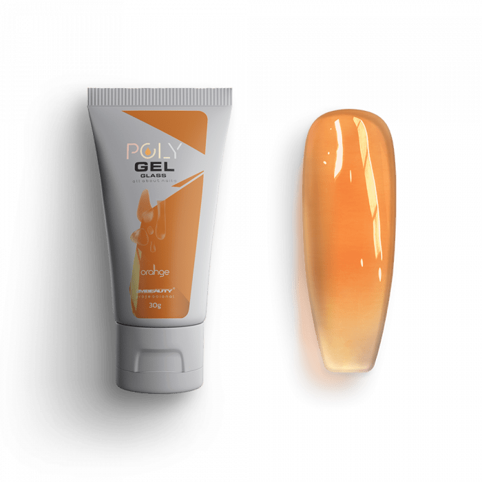 Polygel Glass - Orange - HEMA Mentes Építőzselé (30g)