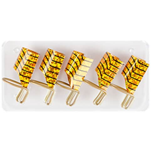 Műköröm Sablon - Teflon Gold (Arany, 1 db)
