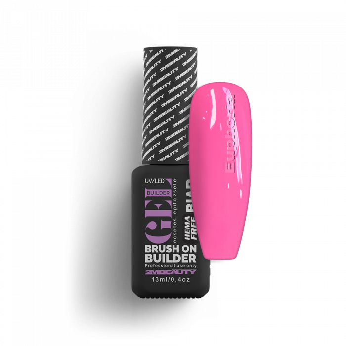 Liquid Polygel BIAB - Euphoria - HEMA Mentes Ecsetes Építőzselé (13 ml)