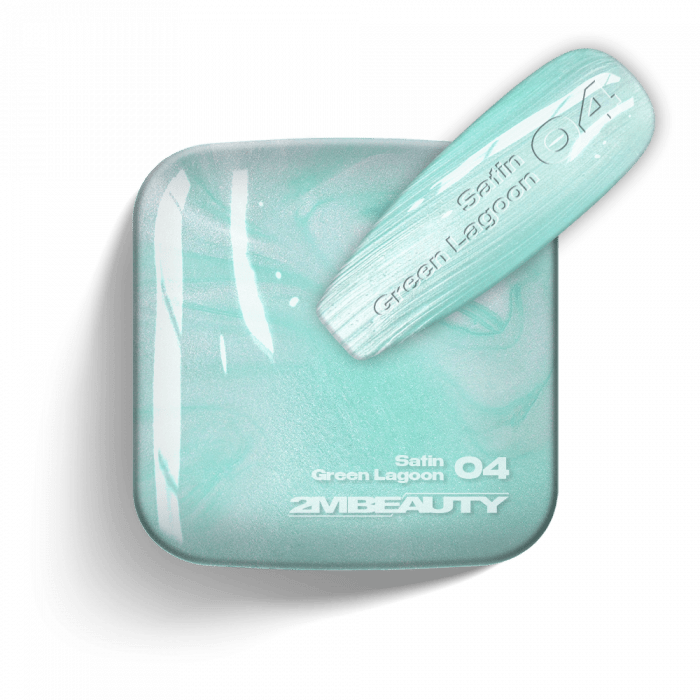Gel Lack - Satin - 04 Green Lagoon - HEMA Mentes (13 ml)