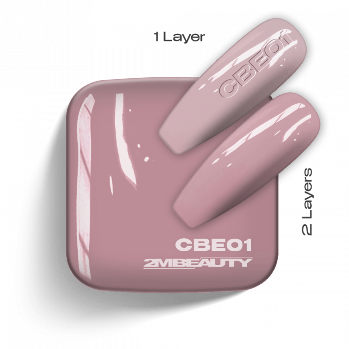 Gel Lack - Colored Base Elastic CBE01 - HEMA Mentes (13 ml)