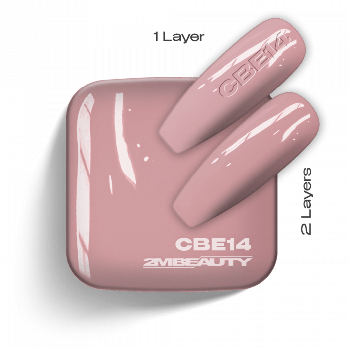 Gel Lack - Colored Base Elastic CBE14 - HEMA Mentes (13 ml)