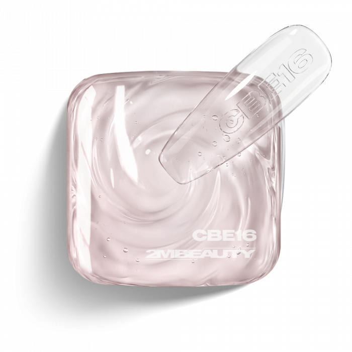 Gel Lack - Colored Base Elastic CBE16 Clear Pink - HEMA Mentes (13 ml)
