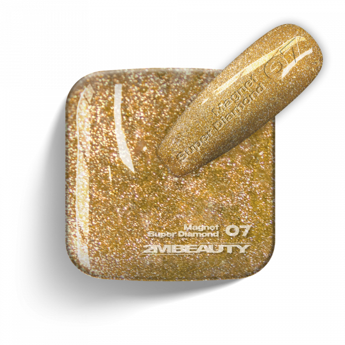 Gel Lack - Magnet Super Diamond 07 - HEMA Mentes (13 ml)