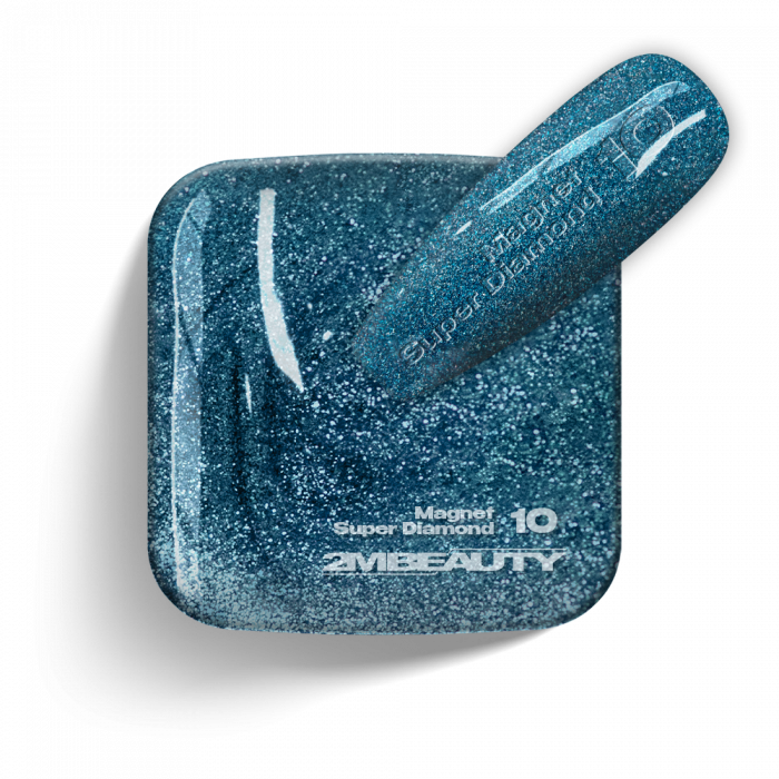 Gel Lack - Magnet Super Diamond 10 - HEMA Mentes (13 ml)