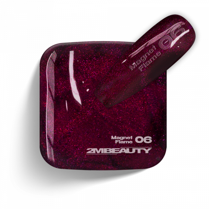 Gel Lack - Magnet Flame 06 - HEMA Mentes (13 ml)