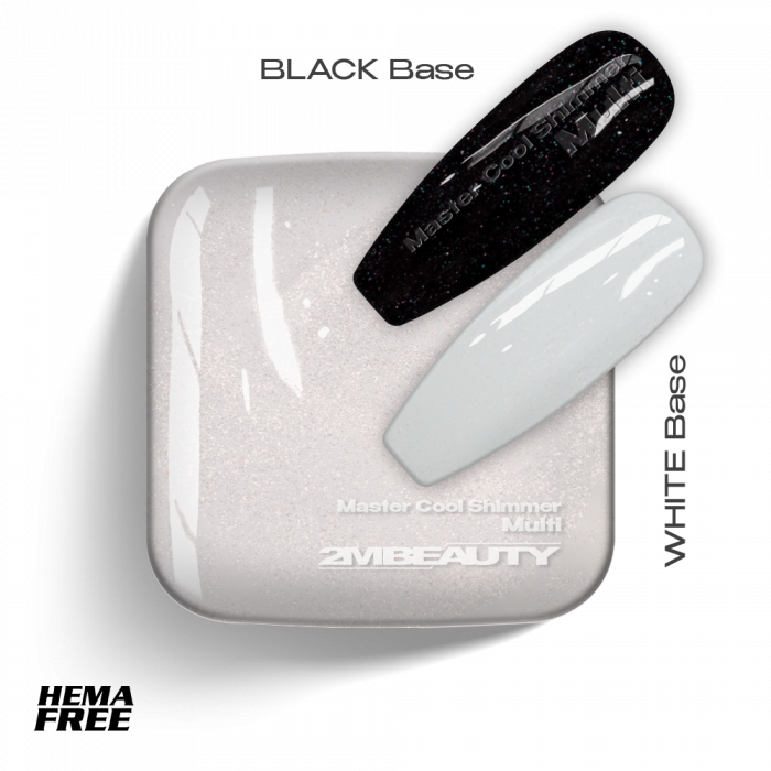 Gel Lack Fedő - Master Cool Shimmer Top Multi - HEMA Mentes (13 ml)