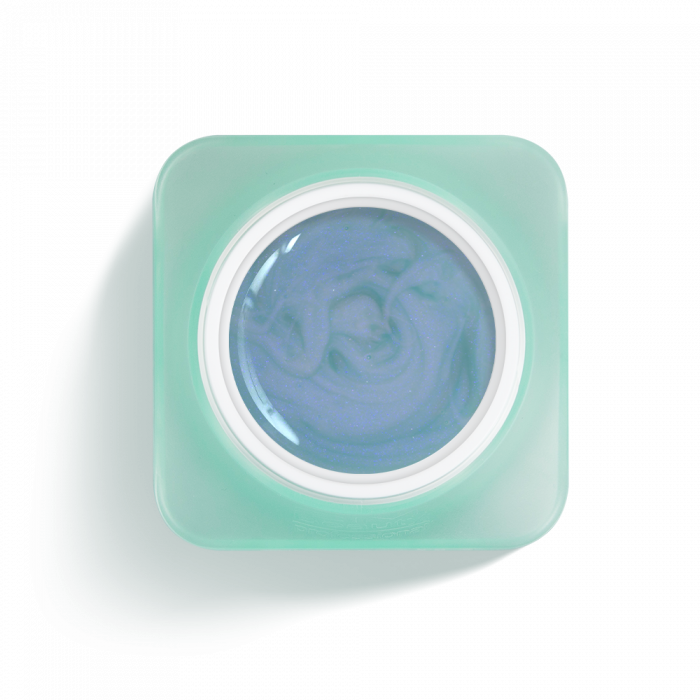 Liquid Polygel No Filing - Satin - 12 Shell Blue - HEMA Mentes Reszelésmentes Építőzselé (15g)