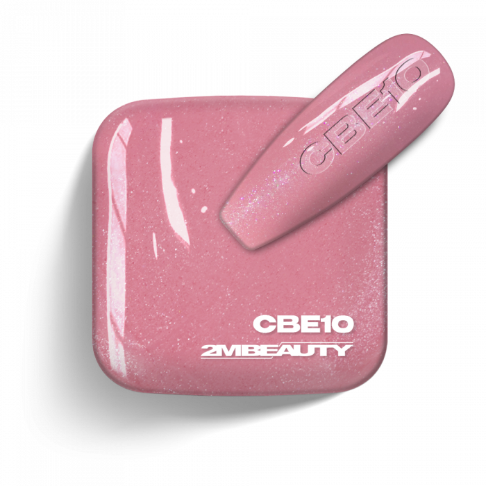 Gel Lack - Colored Base Elastic Shimmer CBE10 - HEMA Mentes (13 ml)