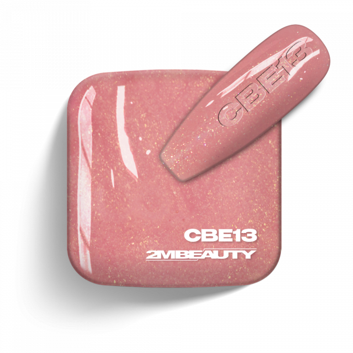 Gel Lack - Colored Base Elastic Shimmer CBE13 - HEMA Mentes (13 ml)