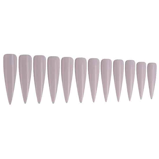 Tip - stiletto white gyakorló tip (0-s méret)