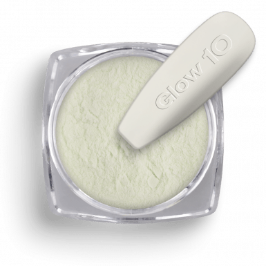Pigmentpor Glow 10: <br>
Sötétben kéken világító pigment por sokoldalú felhasználásra