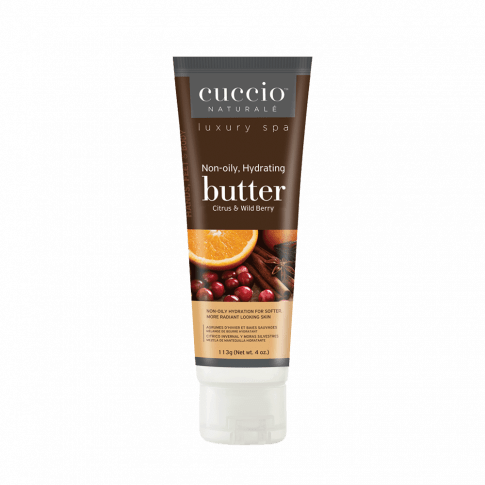 Cuccio Testvaj Citrusfélékkel és Bogyós Gyümölcsökkel - Non-Oily, Hydrating Butter Blends Citrus & Wild Berry