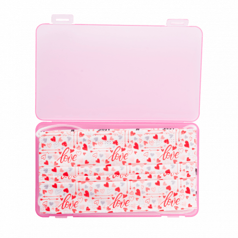 Maszk tároló - pink