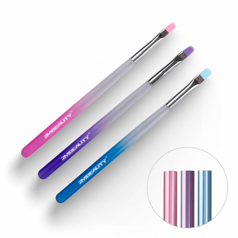 Oval Zselé Ecset Szett - 3 db-os