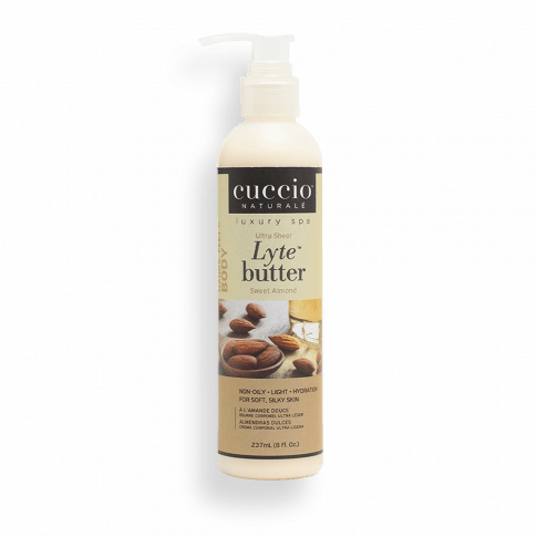 Cuccio Ultrakönnyű Testvaj Édes Mandulával - Lyte Butter Ultra Sheer Sweet Almond