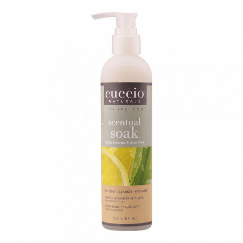 Cuccio 3in1 Tusfürdő Zöldcitrommal és Aloe Verával - Scentual Soak White Limetta & Aloe Vera