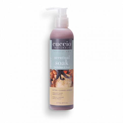 Cuccio 3in1 Tusfürdő Vaníliával és Cukorral - Scentual Soak Vanilla Bean & Sugar