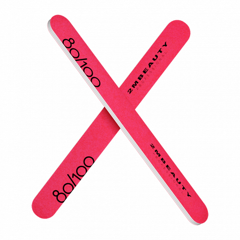Egyenes Körömreszelő - Neon Pink #80/100