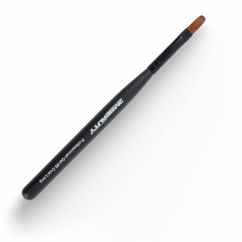 Zselé ecset Gel #6 Oval Long - Black Beauty
