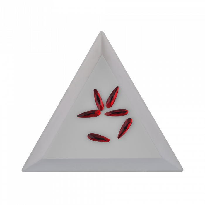 Csiszolt formakő csepp 10 red (2)