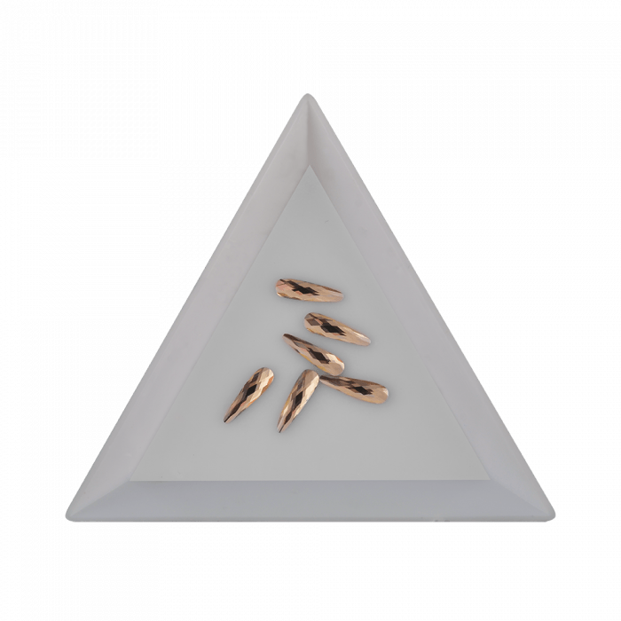 Csiszolt formakő csepp 11 gold (2)