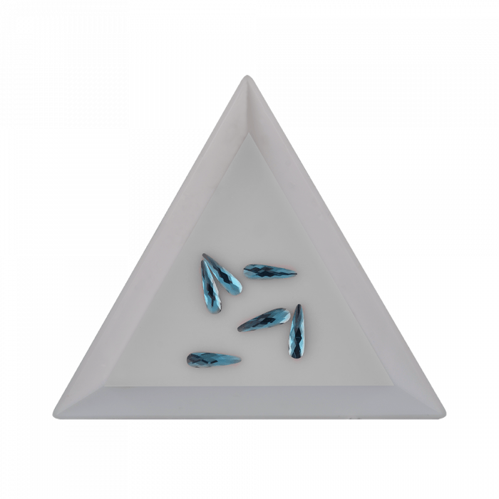 Csiszolt formakő csepp 15 lake blue (2)