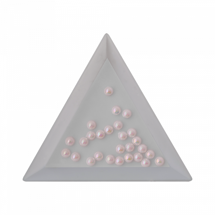 Félgömb pearl AB 4mm (2)