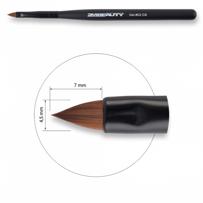 Zselé ecset Macskanyelv #02 OS - Black Beauty (2)