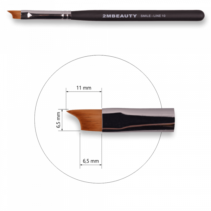 Zselé ecset Smile - Line 10 - Black Beauty (2)