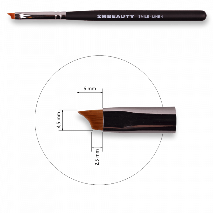 Zselé ecset Smile - Line 4 - Black Beauty (2)