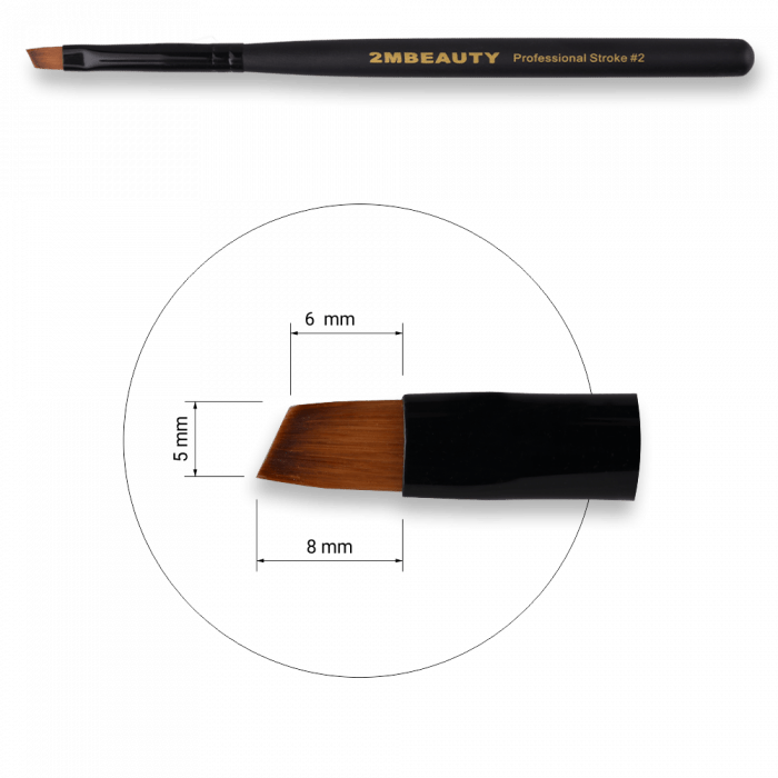 Zselé ecset Stroke #2 - Black Beauty (2)